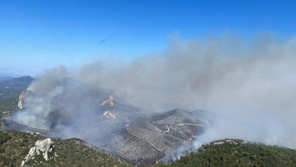 πυρκαγια κατεχομενα 22/06