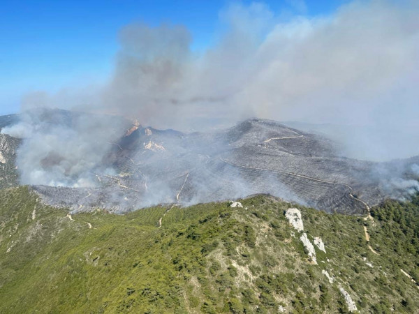 πυρκαγια κατεχομενα 22/06
