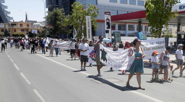 Διαμαρτυρία για το Τοπικό Σχέδιο Ακάμα