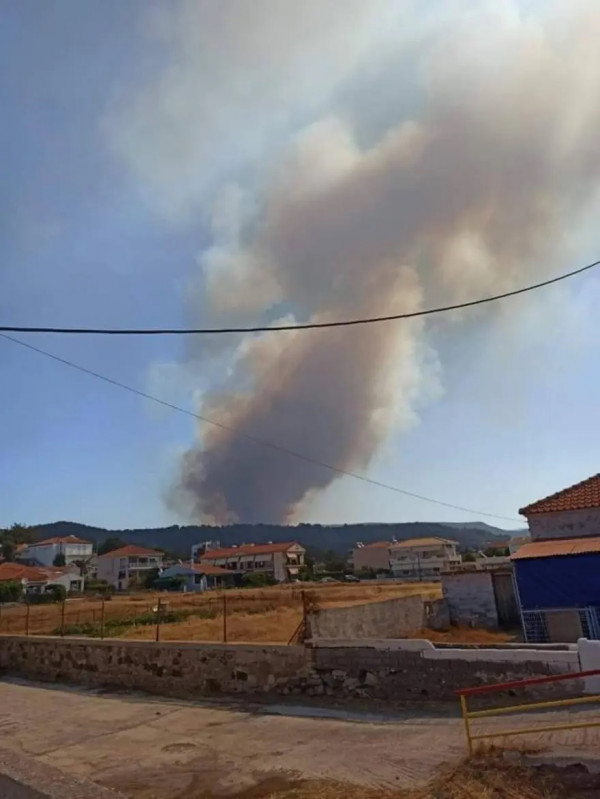 Φωτιά Λέσβος1