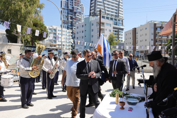 Αποκαλυπτήρια γλυπτού Γλαύκου Κληρίδη Πάρκο «Γλαύκος Κληρίδης»