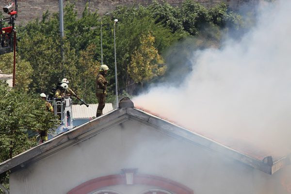 πυρκαγιά νοσοκομείο Κωνσταντινούπολη
