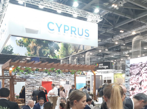 Το περίπτερο της Κύπρου στην έκθεση