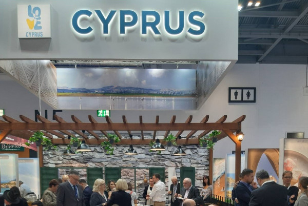 Το περίπτερο της Κύπρου στην έκθεση