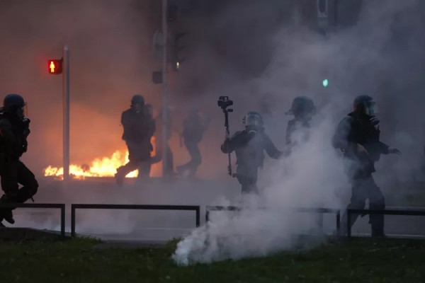 Επεισόδια στο ΣτρασβούργοJean-Francois Badias/Copyright 2023 The AP. All rights reserved.