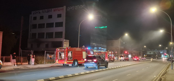 πυρκαγιά εγκαταλελειμένο κτίριο Αγίου Αντωνίου