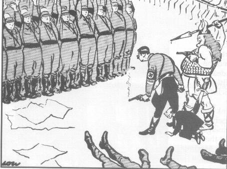Φώναζαν “Heil Hitler!”, καθώς οι αδίσταχτοι SS τους τραβούσαν σαν σακιά για να τους οδηγήσουν στο θάνατο. Νόμιζαν ότι τα «σκυλιά» του Χίμλερ έκαναν πραξικόπημα για να ρίξουν τον Φύρερ. Στην πραγματικότητα όμως ήταν εκείνοι οι ίδιοι κατηγορούμενοι για απόπειρα πραξικοπήματος. Άσχετο αν δεν είχαν ιδέα. Εκτελέστηκαν, κυριολεκτικά πιστοί μέχρι θανάτου στον Φύρερ. Επρόκειτο για τους επικεφαλής της οργάνωσης Sturmabteilung, της μιας από τις δύο παραστρατιωτικές οργανώσεις που έκαναν τη «βρόμικη δουλειά», προκειμέ
