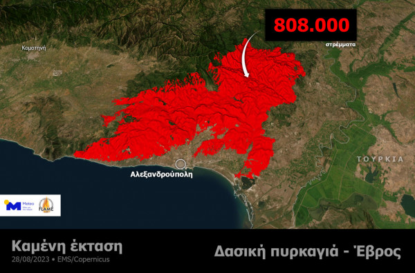 φωτια αλεξανδρουπολη