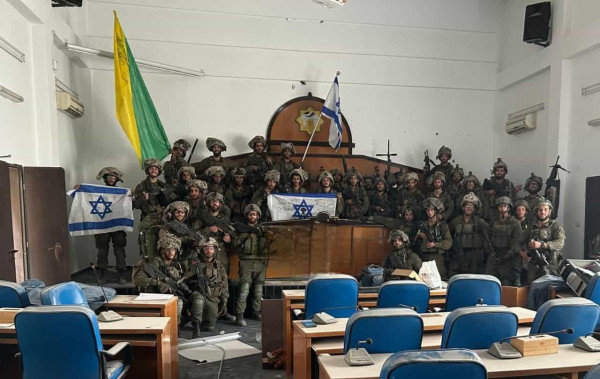 IDF στο κοινοβουλιο της Γαζας