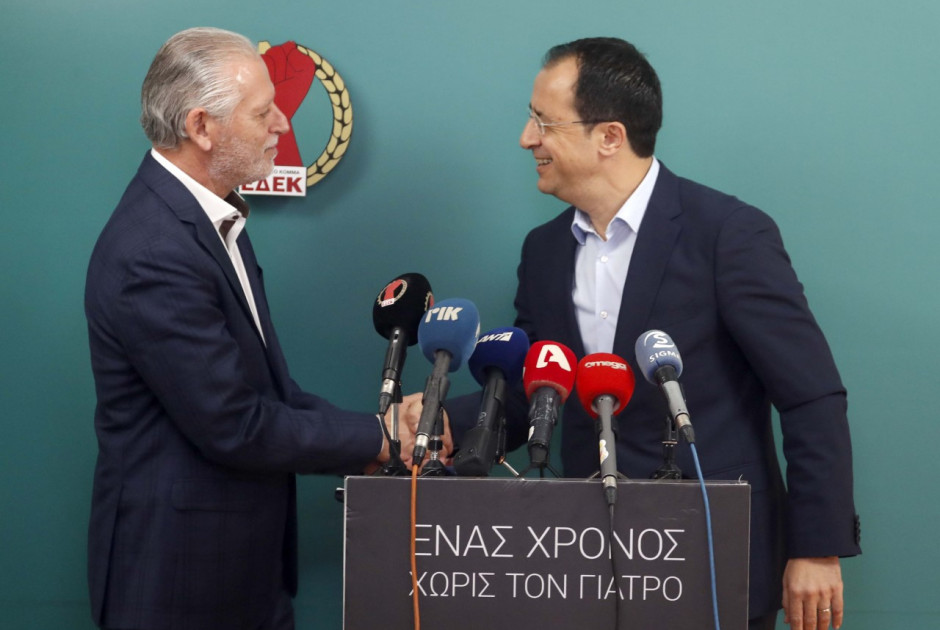 Νίκος Χριστοδουλίδης Μαρίνος Σιζόπουλος