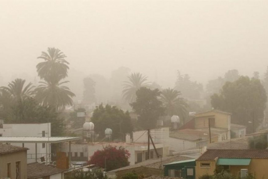 Κύπρος ή Σαχάρα: Ασφυκτική η σκόνη - Ισχυροί άνεμοι στο σκηνικό