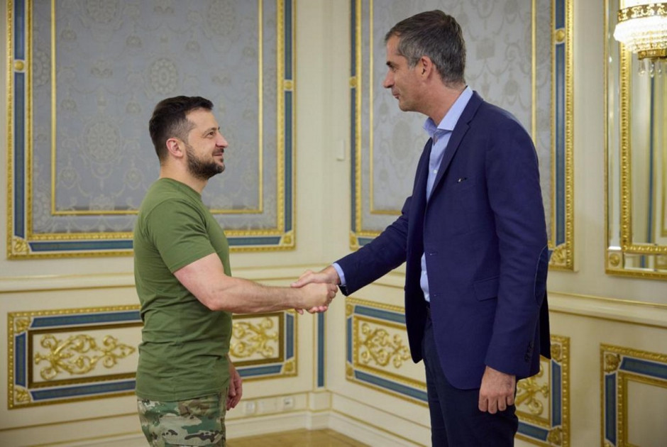 Κώστας Μπακογιάννης Βολοντίμιρ Ζελένσκι