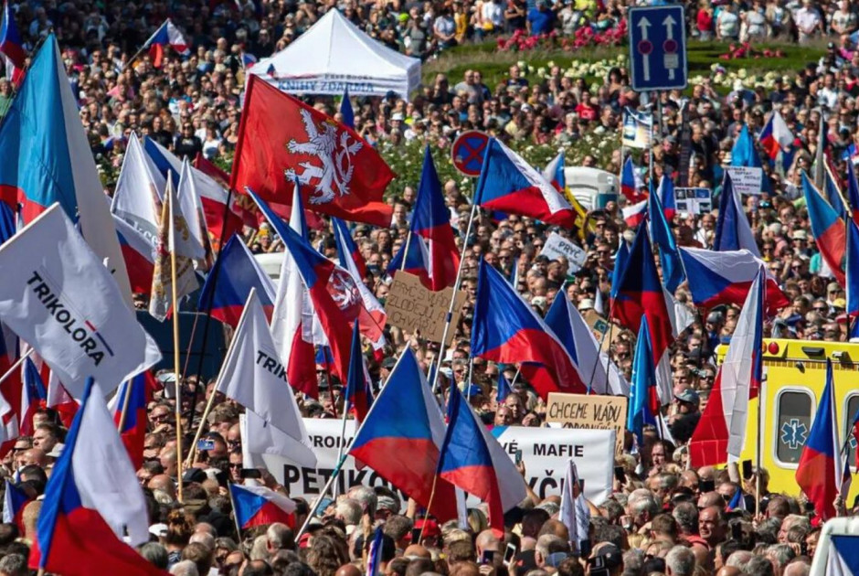 Τσεχία διαμαρτυρία