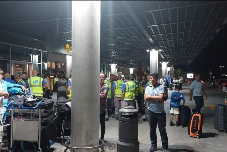 στάση εργασίας αεροδρόμιο Πάφου