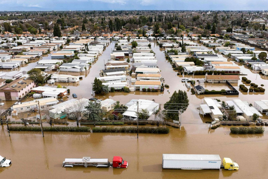 Καλιφόρνια πλημμύρες