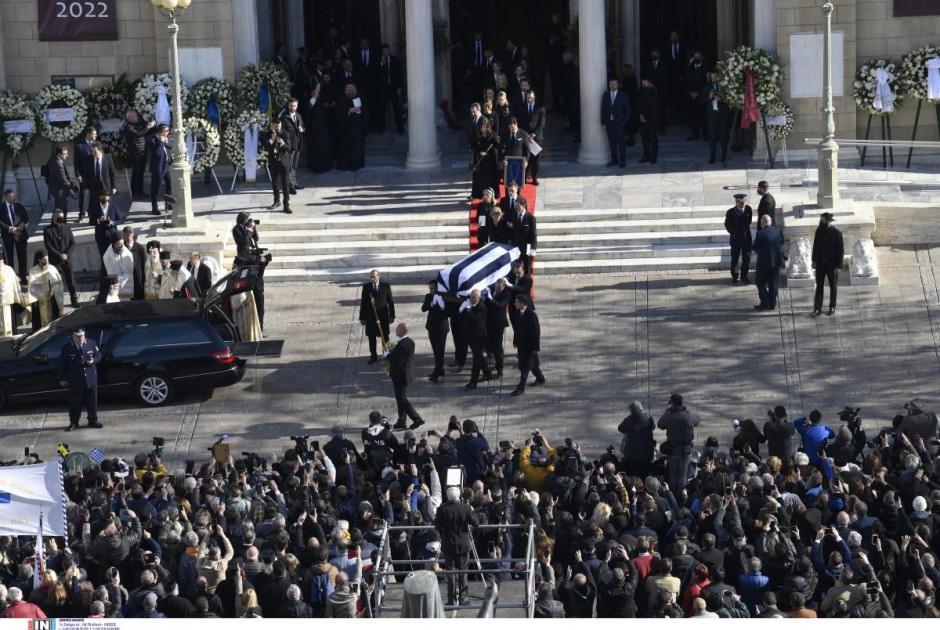 κηδεία τέως βασιλειά Κωνστνατίνου