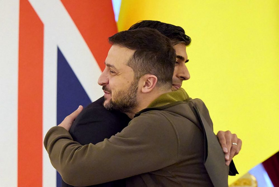 Ρίσι Σούνακ Βολοντίμιρ Ζελένσκι