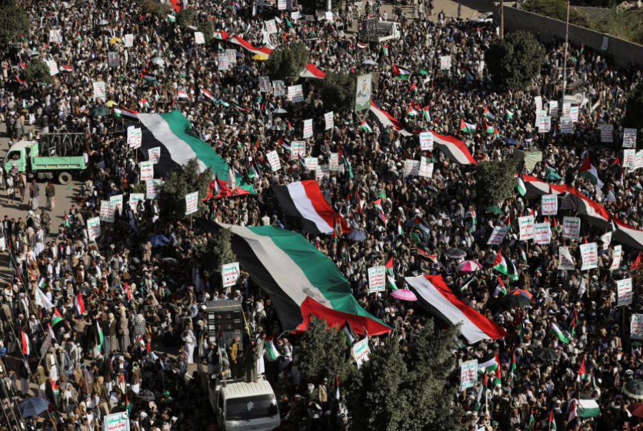 διαδηλωση υπερ Παλαιστινης