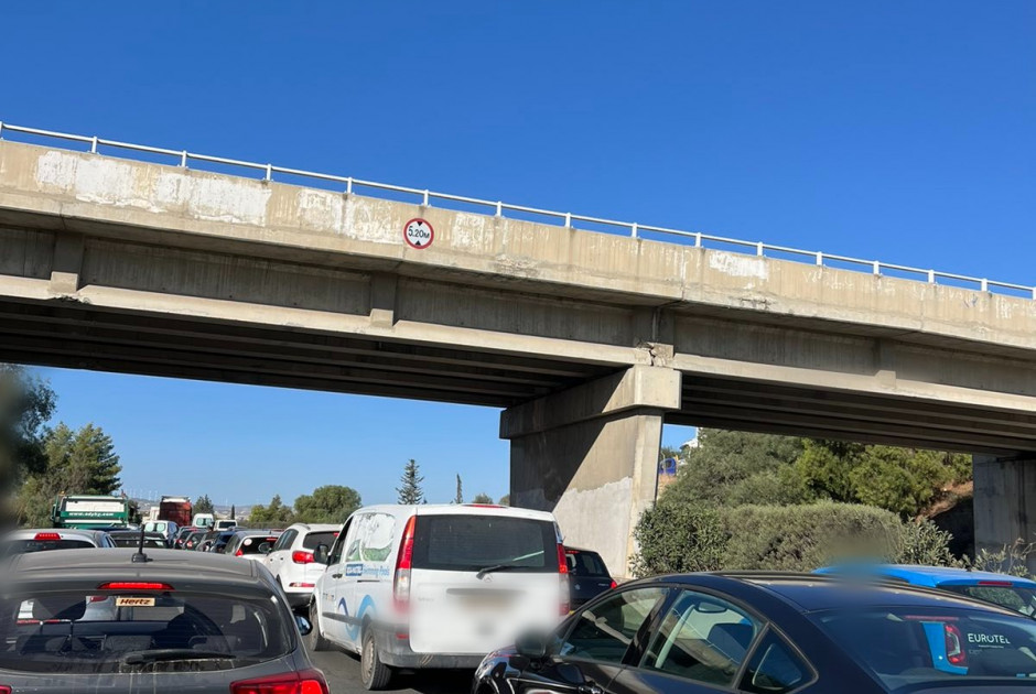 Τροχαίο στον αυτοκινητόδρομο Λάρνακας–Λευκωσίας: Κλειστή λωρίδα και καθυστερήσεις στην κυκλοφορία