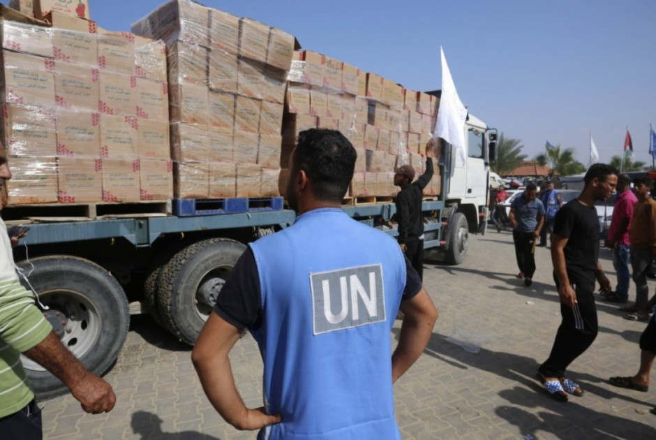 ΥΠΕΞ: Στη Γάζα φορτίο 900 τόνων ανθρωπιστικής βοήθειας μέσω Σχεδίου Αμάλθεια