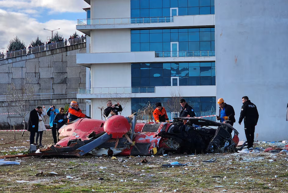 πτωση ελικοπτερο τουρκια
