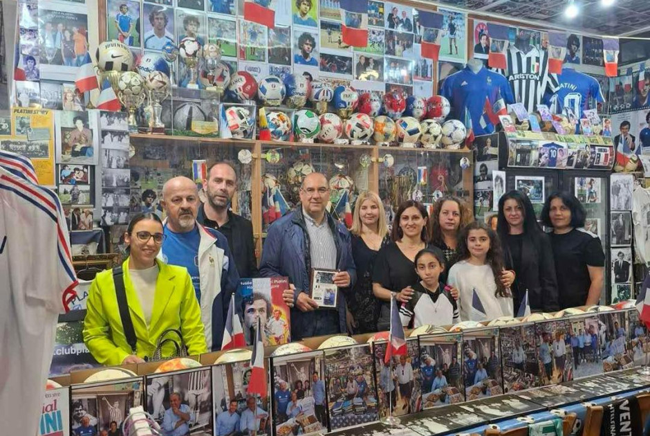 Ο Δήμαρχος Λάρνακας στο Μουσείο Πλατινί ;Το μ&om