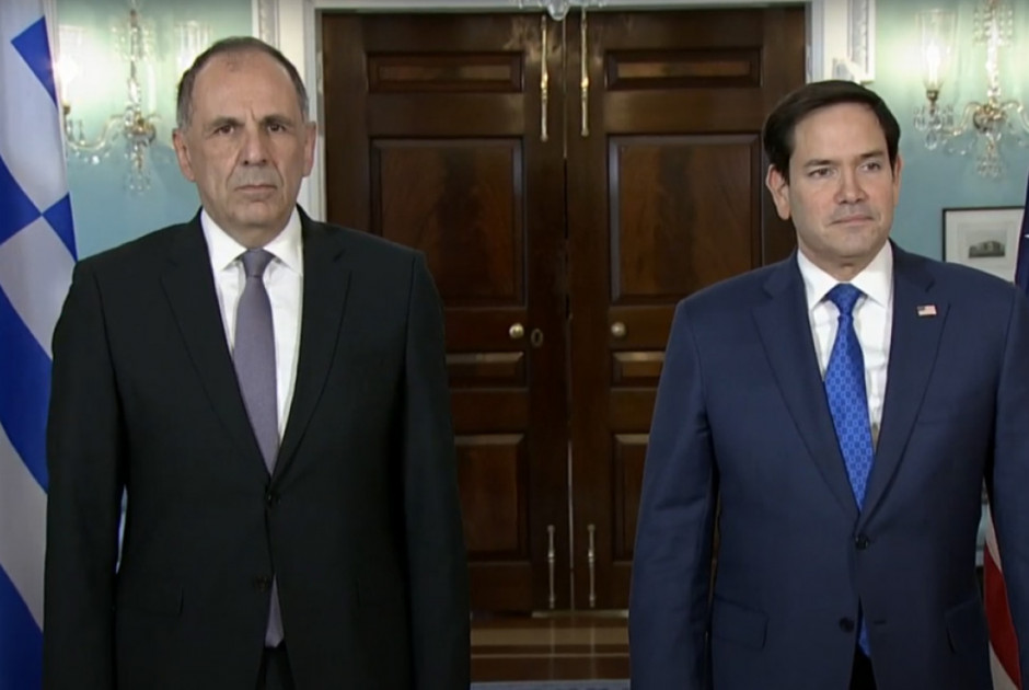 Το Κυπριακό ανάμεσα στα θέματα που συζήτησαν Ρούμπιο-Γεραπετρίτης