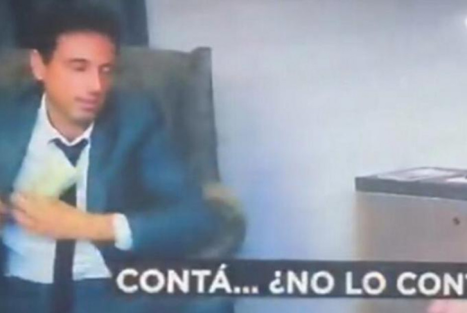 XΑΜΟΣ με BINTEO που δείχνει τον πρόεδρο oμάδας να... λαδώνεται για μεταγραφή