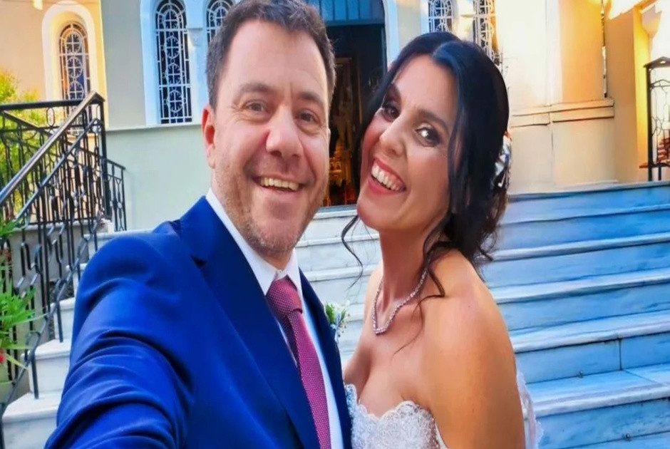 Ευτύχης Μπλέτσας και Ηλέκτρα Αστέρη παντρεύτηκαν με θρησκευτικό γάμο
