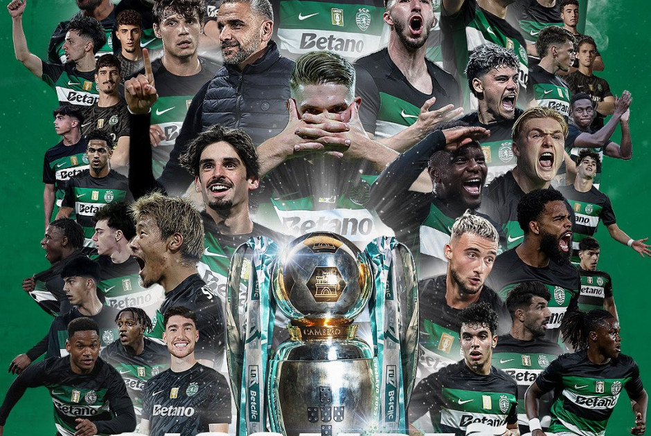 Primeira Liga: Η Σπόρτινγκ λύγισε με 2-0 την Γκιμαράες και πανηγύρισε δεύτερο σερί πρωτάθλημα, ισόπα