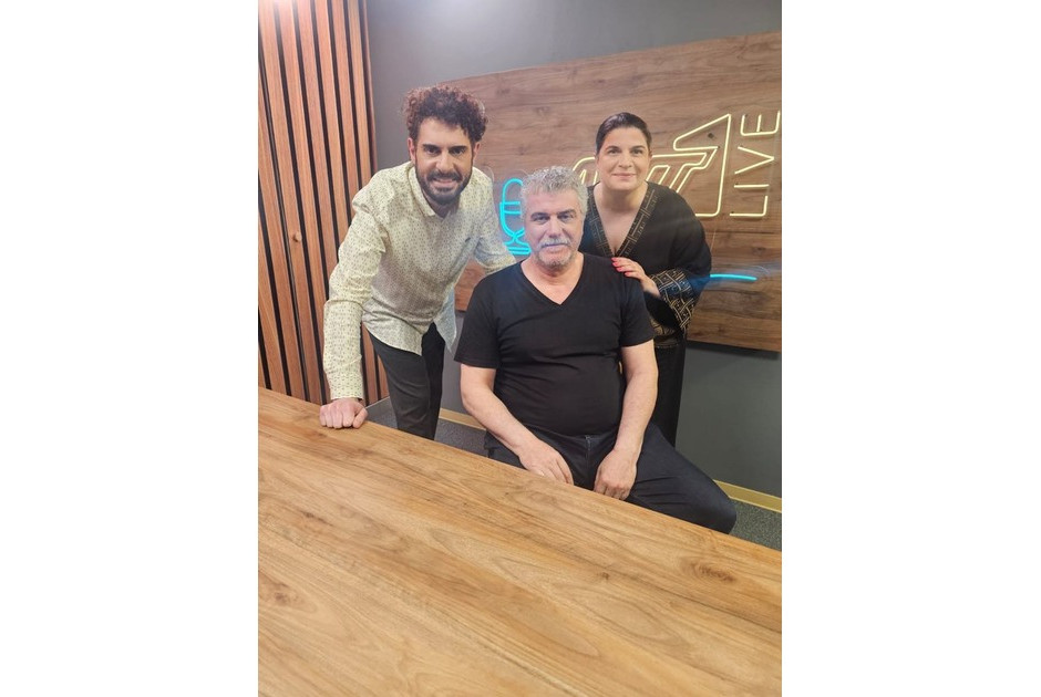 Ο αγαπημένος ηθοποιός Βλαδίμηρος Κυριακίδης στο στούντιο των Ant1live Podcasts