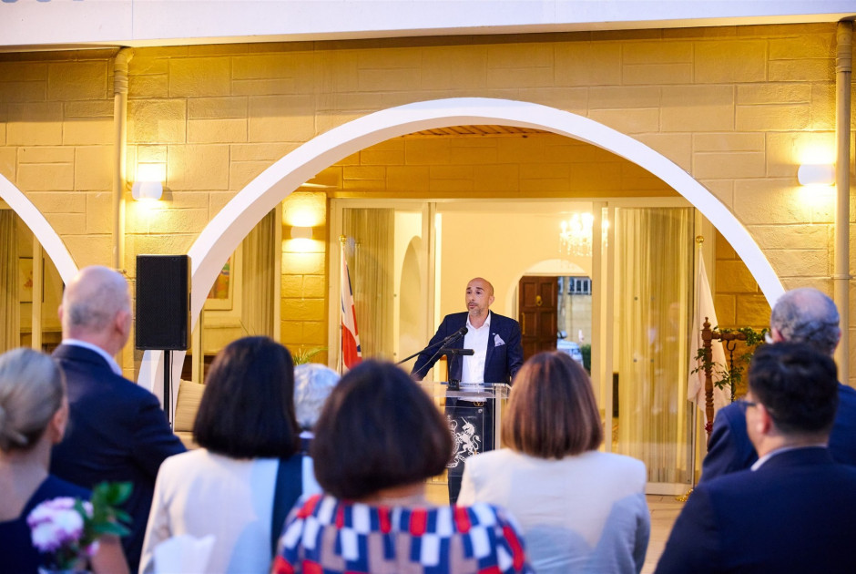 Ο Βρετανός Ύπατος Αρμοστής δεξιώθηκε τους CIM Honorary Fellows και το Advisory Board στην παρουσία