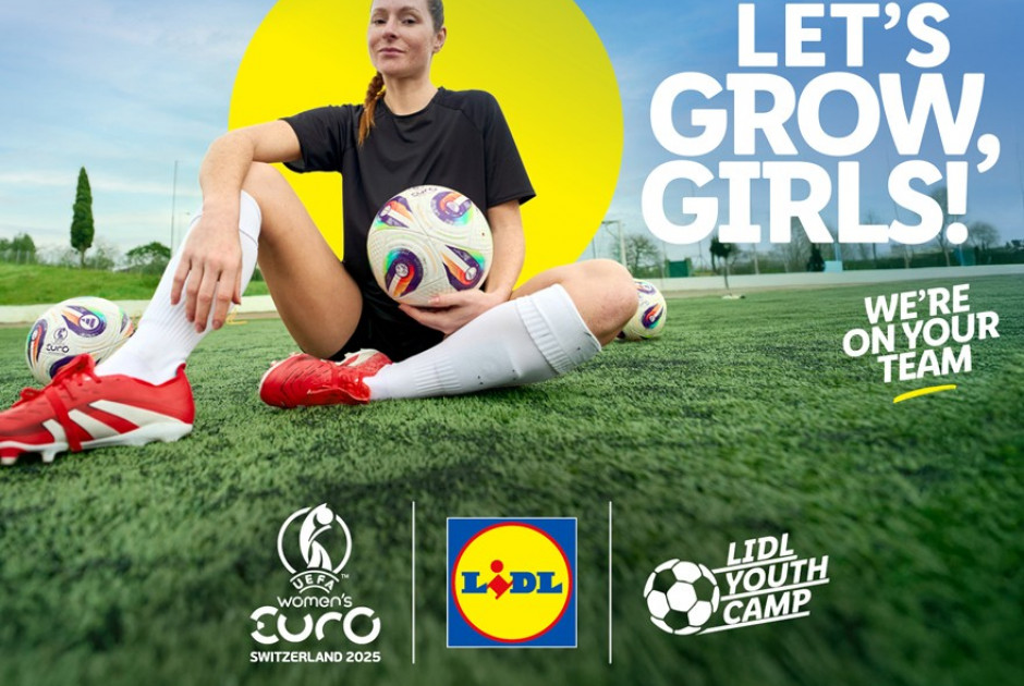 Η Lidl φέρνει το Lidl Youth Camp στο UEFA Women’s EURO 2025™