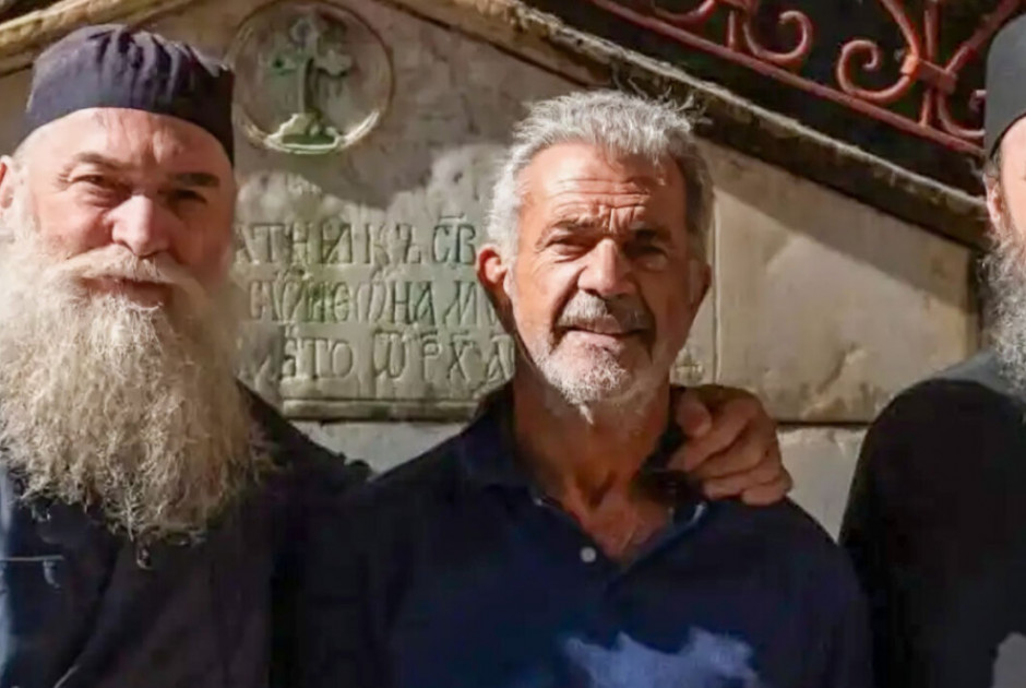 Ο Μελ Γκίμπσον στο Άγιον Όρος (ΦΩΤΟ)