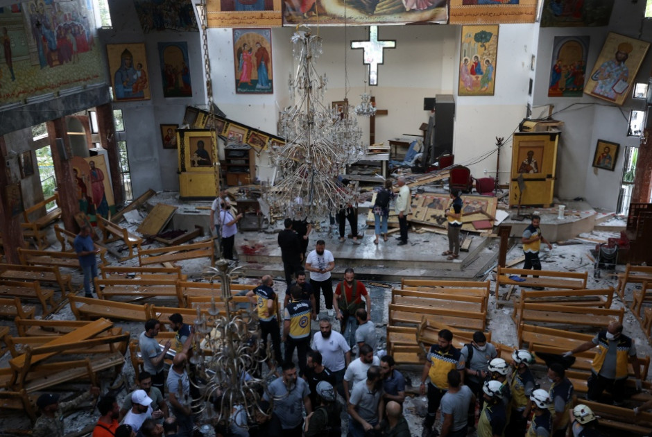 Τρομοκρατικό κτύπημα σε εκκλησία στη Δαμασκό  (ΦΩΤΟΣ)