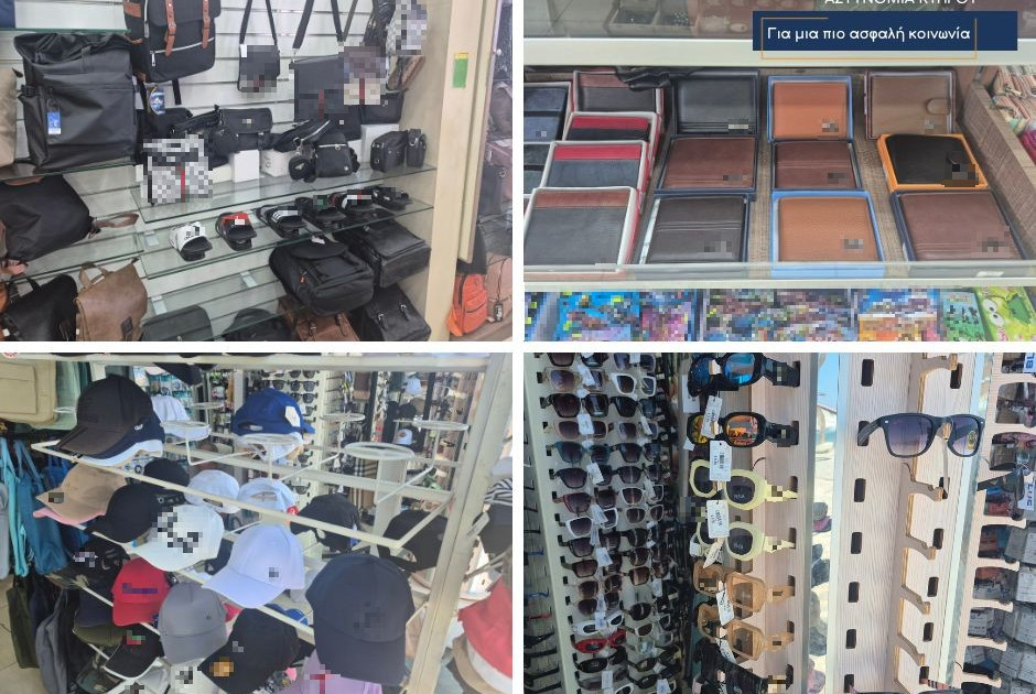 Από τσάντες μέχρι γυαλιά ηλίου… Χιλιάδες προϊόντα «μαϊμού» στην Πάφο (ΦΩΤΟ)