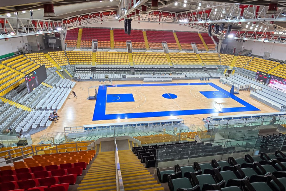 (ΦΩΤΟΣ-ΒΙΝΤΕΟ) Έτοιμο το γήπεδο που θα φιλοξενήσει το Ευρωμπάσκετ!