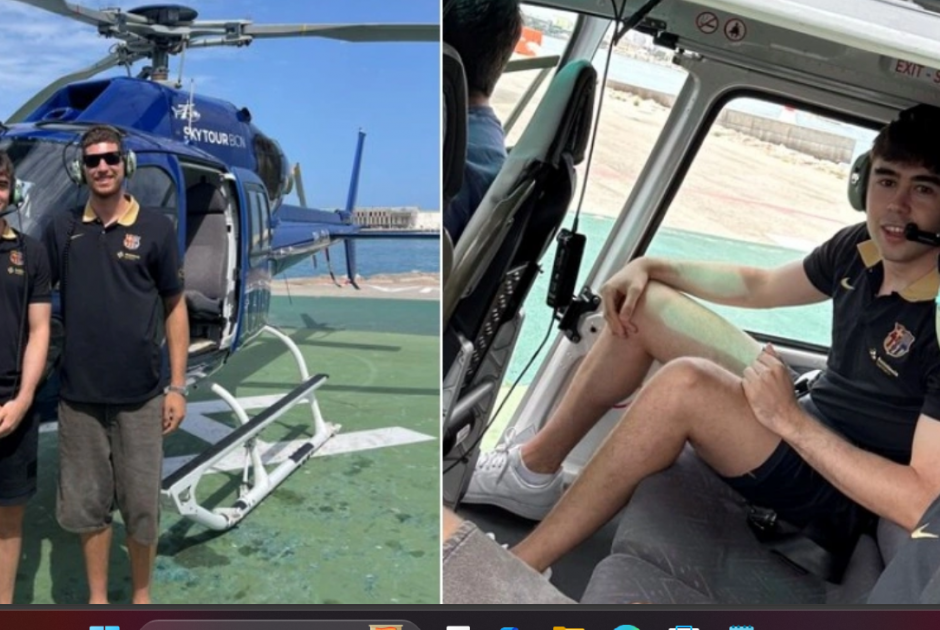 Η Μπαρτσελόνα «απογειώνει» τους φιλάθλους της: Ξενάγηση με ελικόπτερο στον ουρανό της πόλης