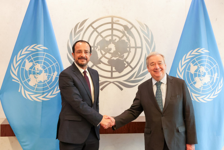 Ξεκίνησε ήδη η προσπάθεια του Γκουτέρες για το Κυπριακό διαμηνύει ο ΠτΔ