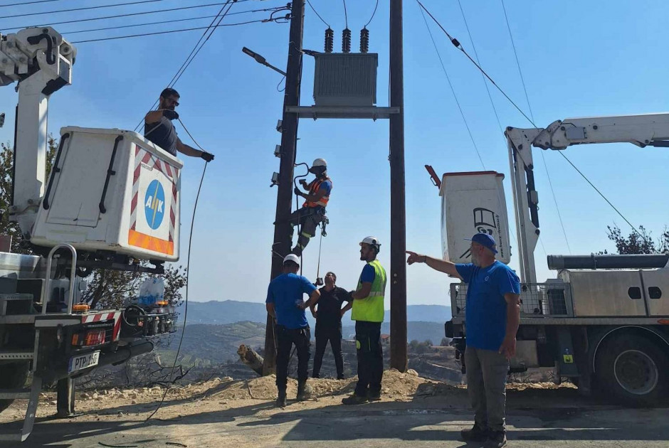 Με κέντρο επιχείρησης στη Βάσα σε ετοιμότητα για αποκατάσταση ζημιών η ΑΗΚ