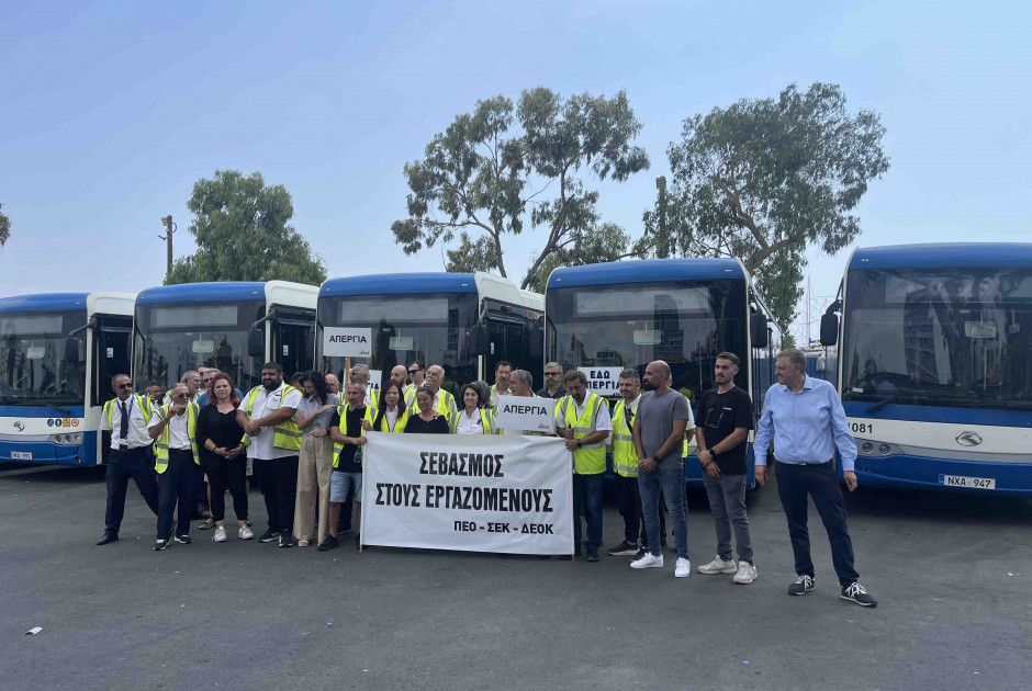 Η έκκληση των συντεχνιών στην Larnaca Public Transport