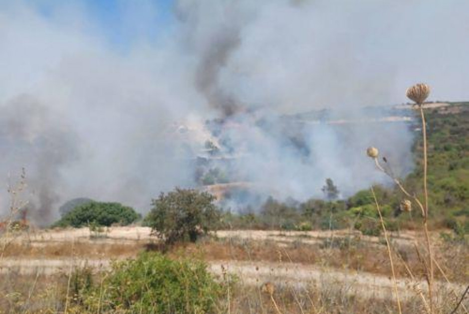 Σε ύφεση η νέα πυρκαγιά στην περιοχή των Αρόδων