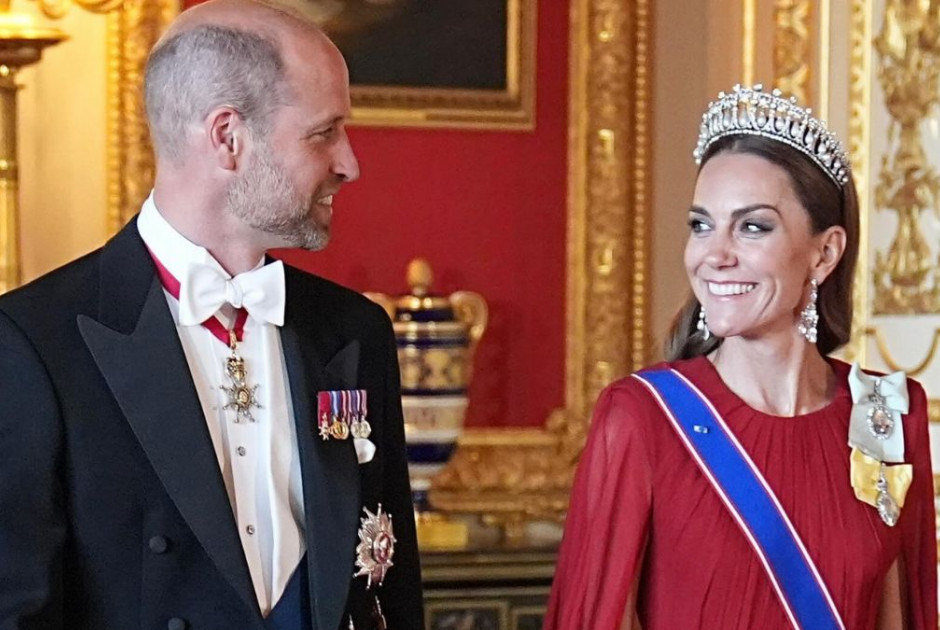 Kate Middleton: Φόρεσε την τιάρα της Diana στο δείπνο προς τιμήν του Macron