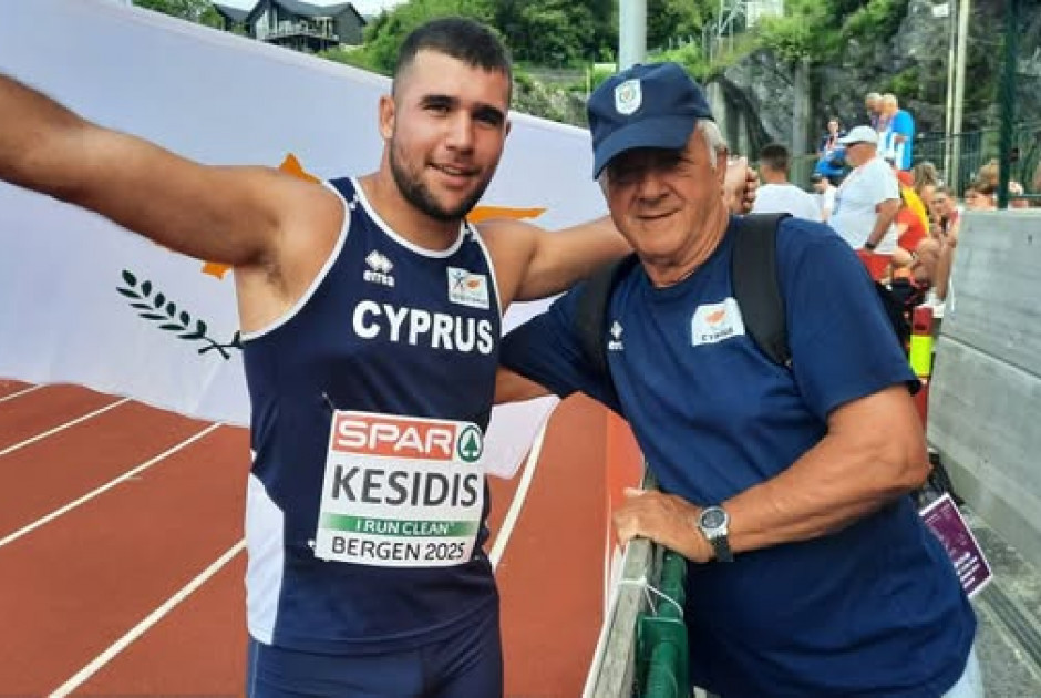 TEΡΑΣΤΙΑ ΕΠΙΤΥΧΙΑ: "Χρυσός" ο Ιωσήφ Κεσίδης με νέο Παγκύπριο ρεκόρ Κ23!
