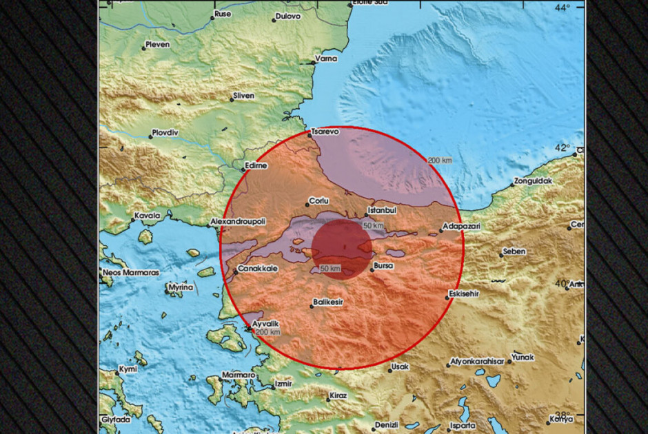Σεισμός 6,1 Ρίχτερ στην Τουρκία – Αισθητός στα νησιά του ανατολικού Αιγαίου