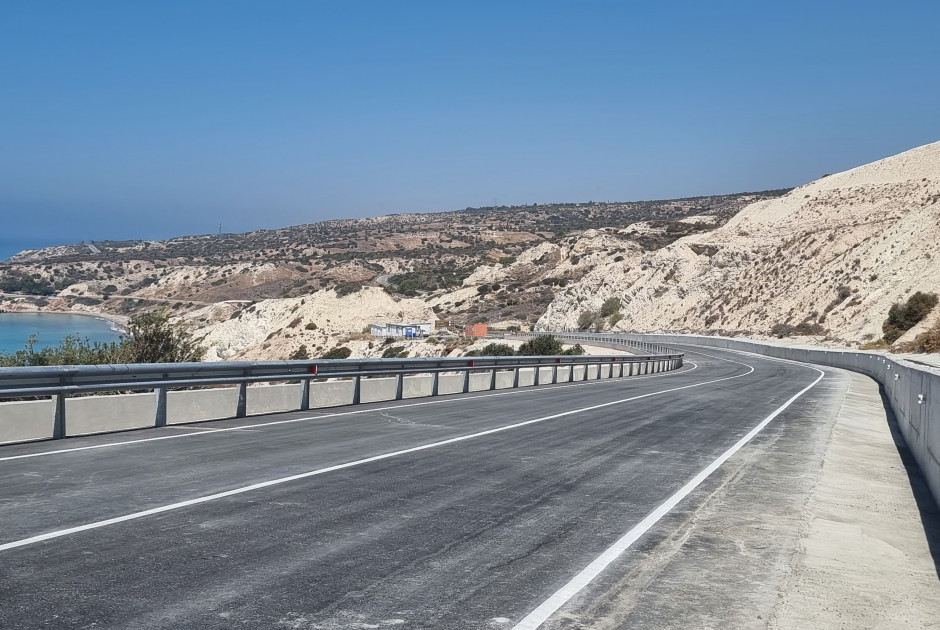 Ολοκλήρωση έργου σταθεροποίησης τμήματος δρόμου παρά την Πέτρα του Ρωμιού