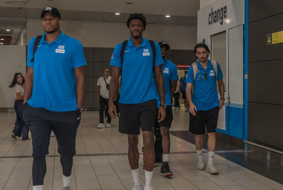 Προσγειώθηκε Κύπρο η Εθνική Ελλάδας ενόψει FIBA EuroBasket 2025