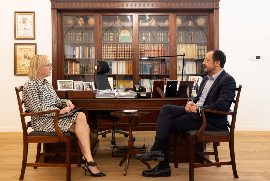 Πρέσβης ΗΠΑ – ΠτΔ: Τόνισε την ενίσχυση συνεργασίας και δέσμευση στο Κυπριακό