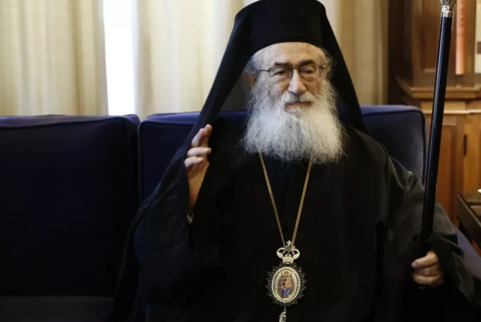 Έφτασε στην Αθήνα από τη Μονή Σινά ο αρχιεπίσκοπος Δαμιανός