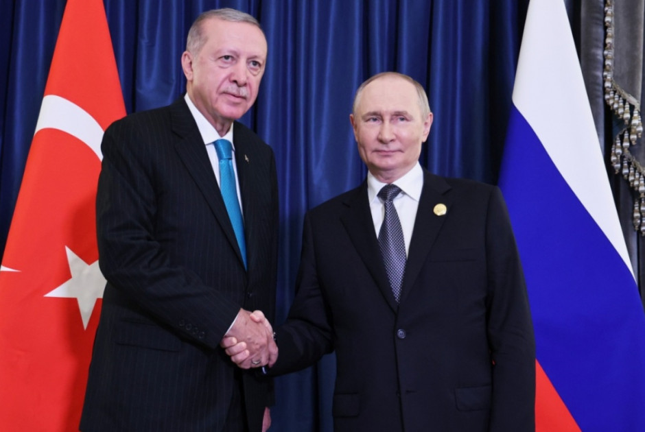Tηλεφωνική επικοινωνία Eρντογάν–Πούτιν σήμερα για την ουκρανική κρίση